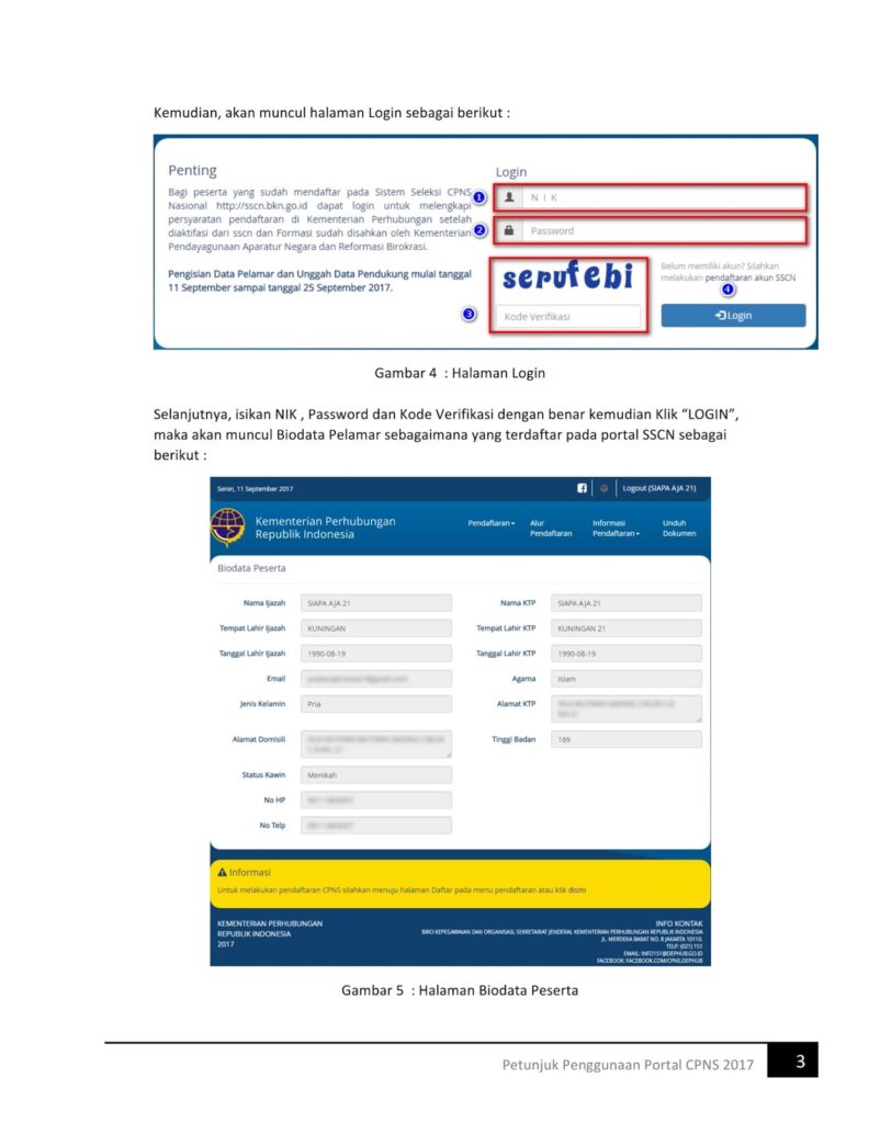 Tata Cara Pendaftaran Online CPNS Kementerian Perhubungan Dari Awal ...